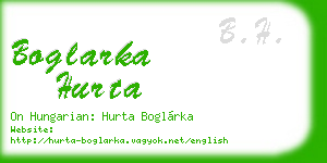 boglarka hurta business card